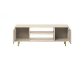 Luco TV staliukas Focus 155cm Cashmere/Auksinis