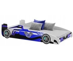 Luco Vaikiška lova Formulė su čiužiniu 160x80 Mėlyna