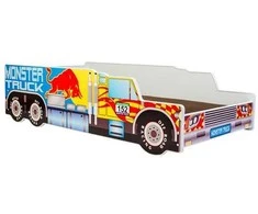 Luco Vaikiška lova Monster Truck su čiužiniu 160x80