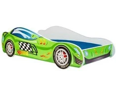 Luco Vaikiška lova Speed Car su čiužiniu 160x80