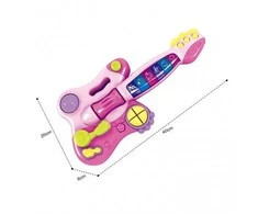 Vaikiška gitara Huanger Rožinė