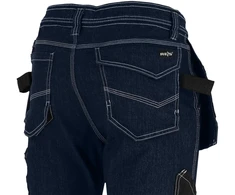 Džinsinės darbo kelnės su elastanu Reis JEANS 415 - I kategorija, Cordura sutvirtinimai