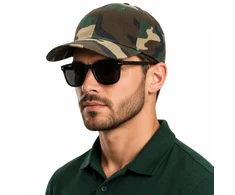 Maskuojanti REIS apsauginė kepurė su snapeliu FOREST CAMO
