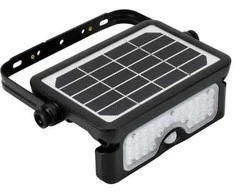 BEMKO SOLAR 5W 4000K 500LM IP65 PIR juodas LED prožektorius