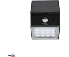 BEMKO SOLAR RUBIC 2.5W 3000/4000/6000K 300LM IP65 PIR LED prožektorius (juodas))