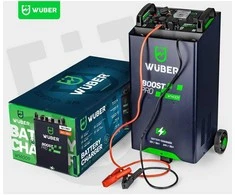 Akumuliatoriaus įkroviklis su paleidimo funkcija Wuber W14009, 12/24 V, 56 A, 400/700 A