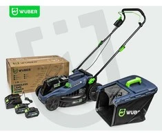 Akumuliatorinė vejapjovė Wuber W04802, 38 cm; 40 V; su 2 akumuliatoriais ir įkrovikliu