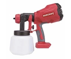 Akumuliatorinis dažų purkštuvas WORCRAFT 20V (be akumuliatoriaus)