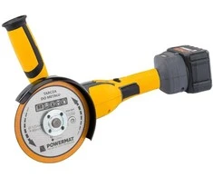 Akumuliatorinis kampinis šlifuoklis PowerMat, 21V Li-ion 125mm