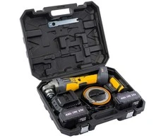 Akumuliatorinis kampinis šlifuoklis PowerMat, 21V Li-ion 125mm