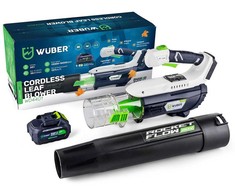 Akumuliatorinis lapų pūstuvas Wuber W04401 su baterija ir įkrovikliu
