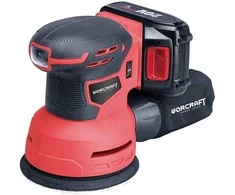 Akumuliatorinis orbitinis šlifuoklis WORCRAFT 20V LI-ION 125mm