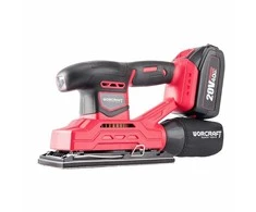 Akumuliatorinis plokštuminis šlifuoklis WORCRAFT 20V LI-ION