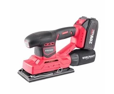 Akumuliatorinis plokštuminis šlifuoklis WORCRAFT 20V LI-ION
