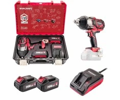 Akumuliatorinis smūginis veržliasukis Worcraft 3/4'' 1800Nm 20V LI-ION (XCUBE dėžė)
