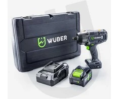 Akumuliatorinis smūginis veržliasukis Wuber W04605, 40 V, 2000 Nm