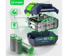 Akumuliatorinis smūginis veržliasukis Wuber W04602, 20V, 600 Nm