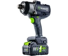 Akumuliatorinis smūginis veržliasukis Wuber W04605, 40 V, 2000 Nm