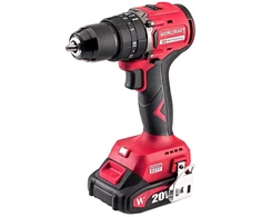 Akumuliatorinis suktuvas-gręžtuvas su kalimu WORCRAFT 20V LI-ION, 2x2.0Ah