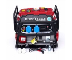 Benzininis elektros generatorius Kraft &amp; Dele KD150, 1500W 12V/230V