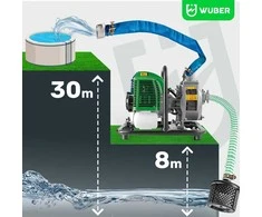 Benzininis vandens siurblys Wuber W40422, 2 AG
