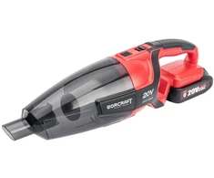 Dulkių siurblys Akumuliatorinis siurblys WORCRAFT 20V Li-ion su 4,0 Ah akumuliatoriumi