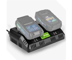 Dvigubas akumuliatorių įkroviklis Wuber W04011, 21,5 V