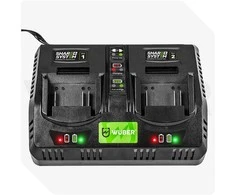 Dvigubas akumuliatorių įkroviklis Wuber W04011, 21,5 V