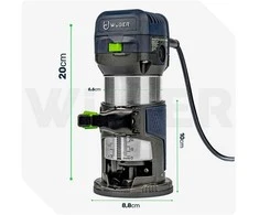 Elektrinė freza Wuber W28402 710W + 5 frezų rinkinys