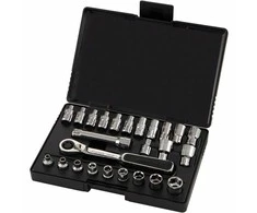 Galvučių rinkinys 1/4" (25vnt) Sata