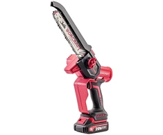 Grandininis pjūklas Akumuliatorinis grandininis mini pjūklas WORCRAFT 8" 20V LI-ION 2x2.0Ah