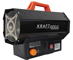 KRAFT &amp; DELE Dujinis šildytuvas su termostatu Kraft&amp;Dele KD1173, 25 kW