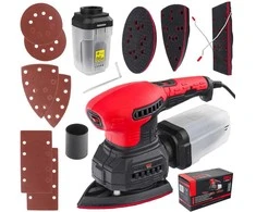 Red Technic Raudona Technic Universalus 3in1 ekscentrinis šlifuoklis Raudona Technic RTSMO0060