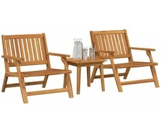 Lauko baldų komplektas Sodo Sofų Rinkinys 2 pcs Antracitas Plienas