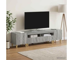 TV staliukas 3 dalių LED televizoriaus spintelė ARNHEM 3 vnt. Pilka Sonoma