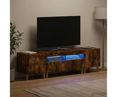 TV staliukas 3 dalių LED televizoriaus spintelė ARNHEM 3 vnt. Dūminio ąžuolo