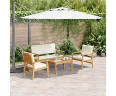 Sodo Sofų Rinkinys 4 pcs Ruda 120 x 65,5 x 79 cm