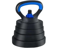 4-in-1 hantelių, štangos ir kettlebell rinkinys 30 kg