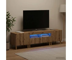5 dalių LED televizoriaus stovas Artisano ąžuolo