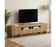 TV staliukas 5 dalių LED televizoriaus stovas Artisano ąžuolo
