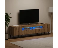 TV staliukas 5 dalių LED televizoriaus stovas Artisano ąžuolo