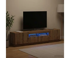 TV staliukas 5 dalių LED televizoriaus stovas Artisano ąžuolo