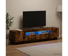 TV staliukas 5 dalių LED televizoriaus stovas Dūminio ąžuolo