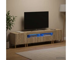 TV staliukas 5 dalių LED televizoriaus stovas Sonoma ąžuolas