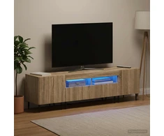 TV staliukas 5 dalių LED televizoriaus stovas Sonoma ąžuolas
