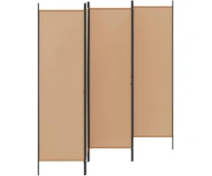 5-Panelis kambario skydas Smėlio 250 x 180 cm Audinys