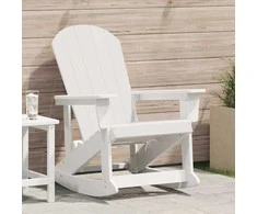 Adirondack supama kėdė Balta 92 x 73,5 x 92 cm HDPE