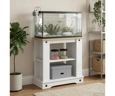 Akvariumo stovas CORONA Balta ir ruda 60 x 30 x 60 cm 150 kg