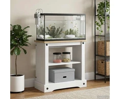 Akvariumo stovas CORONA Balta ir ruda 60,5 x 30 x 60 cm 150 kg