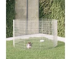 Aptvaras gyvūnams, 10 segmentų, 54x100cm, galvanizuota geležis